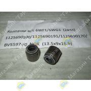 Колпачки маслосъёмные ISUZU двигатель 6WF1/6WG1 (24кл) 1125690200/ 1125690191/1125690170/BV5597-F0 NOK (13.5x9,5x16.6)
