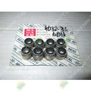 Колпачки маслосъёмные MITSUBISHI двигатель 4D32-36/6D16 (8кл) ME215092/ ME024108/MV402 Musashi (14.9x8.4x13.5)
