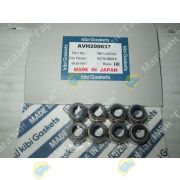 Колпачки маслосъёмные MITSUBISHI двигатель 4M40/4M50/4M51/6M60/6M61/ 4DR5 ME001166/ME200524/ME241213/AVH200037 KIBI (12.9x7.4x11)