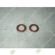Шайба под форсунку NISSAN двигатель TD23/TD27/QD32 16625-43G00/080424 медная HC-CARGO (10,8x17,5x1,7)