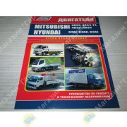 Книга MITSUBISHI CANTER двигатели 4D34, 4D34-T, 4D35, 4D36 и Hyundai двигатели D4AF, D4AK, D4AE