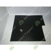 Брызговик резиновый HYUNDAI HD65-78 61845-5H001 (400x365 3отв. с вырезом) задний правый