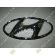 Эмблема (лейба) HYUNDAI «HD» 86410-6A001 L=230 (средняя) хром