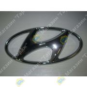 Эмблема (лейба) HYUNDAI «HD» 86431-7A200 L=320 (большая) хром
