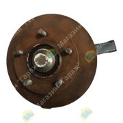 Ступица передняя + поворотный кулак правый + диск тормозной KIA BONGO 3 2WD 51751-4E101 + 51716-4E101 + 58129-4E001 б/у