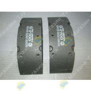 Накладки тормозные HYUNDAI HD65/HD72/COUNTY SL053/HL0749 (шир.85мм/10 отв.) HONG SUNG (колодки SA014) 58144-45A60