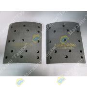 Накладки тормозные HYUNDAI HD260 SL016/SL210 + SL017/SL211 (шир.220мм/16+15 отв.) SANGSIN задние 58343-7D941 + 58342-7D940
