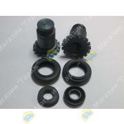 Ремкомплект рабочего тормозного цилиндра HYUNDAI HD65/HD72/HD78/COUNTY 58301-45B00/58301-45C00 передний правый/левый (цилиндры + манжеты + пыльники)