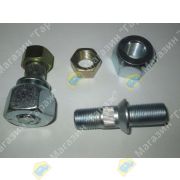 Шпилька+гайка HYUNDAI HD45/HD65/HD72/HD78/COUNTY передняя (короткая) 51755-45000 L (гайка 38)
