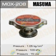 Крышка радиатора D=59 d=38 0,9kgf/cm-88kPa / 1,05kgf/cm-103kPa MOX-208 MASUMA