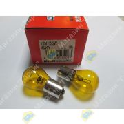 Лампа 12V BA15s S25 35W KOITO 4519Y (п/туманка желтая)