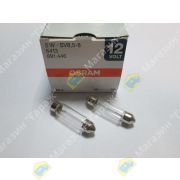 Лампа 12V S8.5/S8/5 T11x41 5W OSRAM 6413 (салон/поворот)