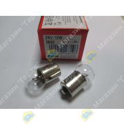 Лампа 24V BA15s G18 12W KOITO 3643 (габарит)