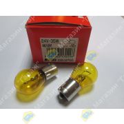 Лампа 24V BA15s S25 35W KOITO 4619Y (п/туманка желтая)