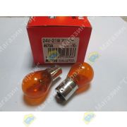 Лампа 24V BAU15s S25 21W KOITO 4670A (поворот оранжевая)