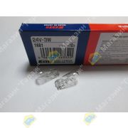 Лампа 24V W2.1x9.5d T10 3W KOITO 1681 без цоколя (панель приборов/габарит/подсветка)