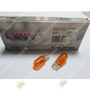 Лампа 24V W2.1x9.5d T10 5W LYNX L22805Y без цоколя (панель приборов/габарит/подсветка) желтая
