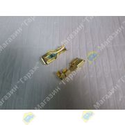 Клемма (терминал) на разъём 6.3 (мама) DJ621-B6.3C (латунь луженая)