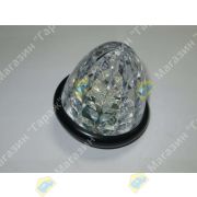 Фонарь габаритный диодный круглый белый SD-4001W/02006LW24