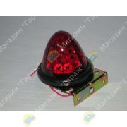 Фонарь габаритный диодный круглый красный SD-4001R/02006LR24