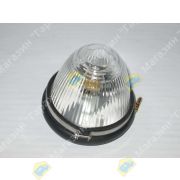 Фонарь габаритный круглый белый (стекло) 100W/41-041-C