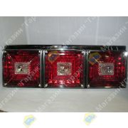 Фонарь задний универсальный L=R AD-S-020 (3х цветный) тюнинг