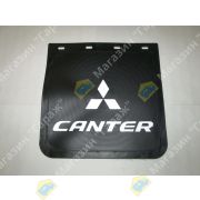 Брызговик задний «CANTER» 40x40см (материал эластичный,морозостойкий) (PVC+Rubber) (ПВХ+резина) MF-40*40-CNTR