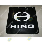 Брызговик задний «HINO» 50x50см (материал эластичный,морозостойкий) (PVC+Rubber) (ПВХ+резина) MF-50*50-HNO