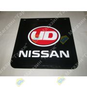 Брызговик задний «NISSAN» 50x50см (материал эластичный,морозостойкий) (PVC+Rubber) (ПВХ+резина) MF-50*50-NS