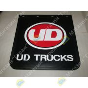 Брызговик задний «UD TRUCKS» 61x61см (материал эластичный,морозостойкий) (PVC+Rubber) (ПВХ+резина) MF-61*61-UD