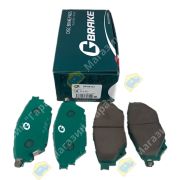 PF-3575 колодки тормозные дисковые MITSUBISHI CANTER G-BRAKE (левый руль MITSUBISHI FUSO CANTER TF ЕВРО-5) GP-06133 ML225279/MK585933 передние/задние