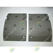Накладки тормозные AL-1201F (T370-1201/T370-1202) 1611L36/GL-8201 S4706-81010 ISUZU CYH/CYY / HINO500 передние