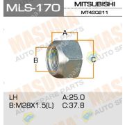 Гайка MITSUBISHI CANTER задняя MT420211 L (mls-170)