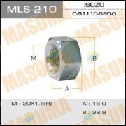 Гайка внутренняя 0911105200 M20x1,5 R (mls-210) ключ на 30