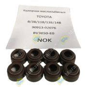 Колпачки маслосъёмные TOYOTA двигатель B/3B/11B/13B/14B 90913-02076/ BV3850-E0 NOK (14x8.5x9.8) цена за комплект