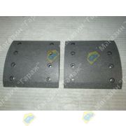 Накладки тормозные HYUNDAI HD120 SL059/SL214/GL-7014 (шир.150мм/8 отв.) G-BRAKE задние 58344-6A900