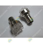 Лампа светодиодная 24V BAY15d T25-01 15 LED (стоп красная)