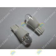 Лампа светодиодная 24V W2,1x9,2d T10WEDGE-07HP 0,5W LED без цоколя (панель приборов/габарит/подсветка) (цвет свечения белый)